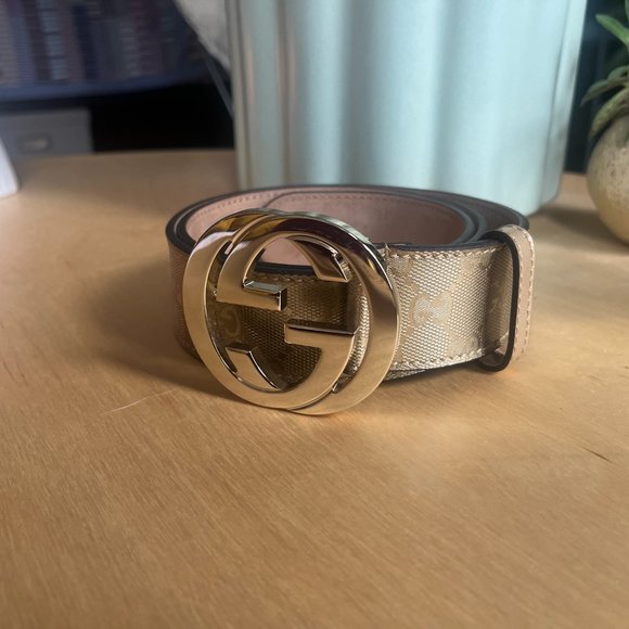 Authentic GUCCI Guccissima Gold Women's Belt - Picture 2 of 14